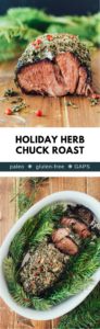 Holiday Chuck Roast, a great paleo, healthy, gluten-free, dairy-free, whole30 recipe.